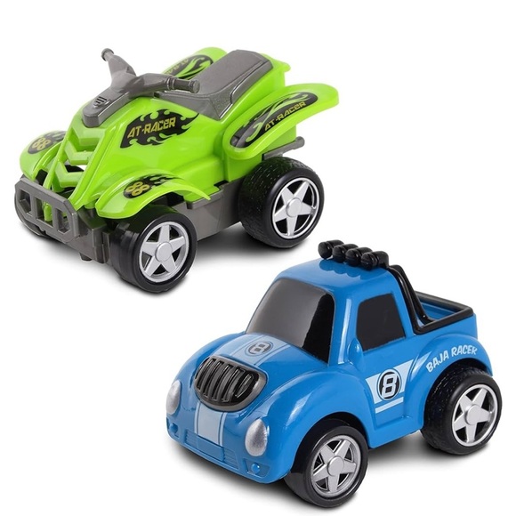 Junior Racers Cars Friction Powered Baja & ATV 2 PACKS of 2 - Picture 7 of 8